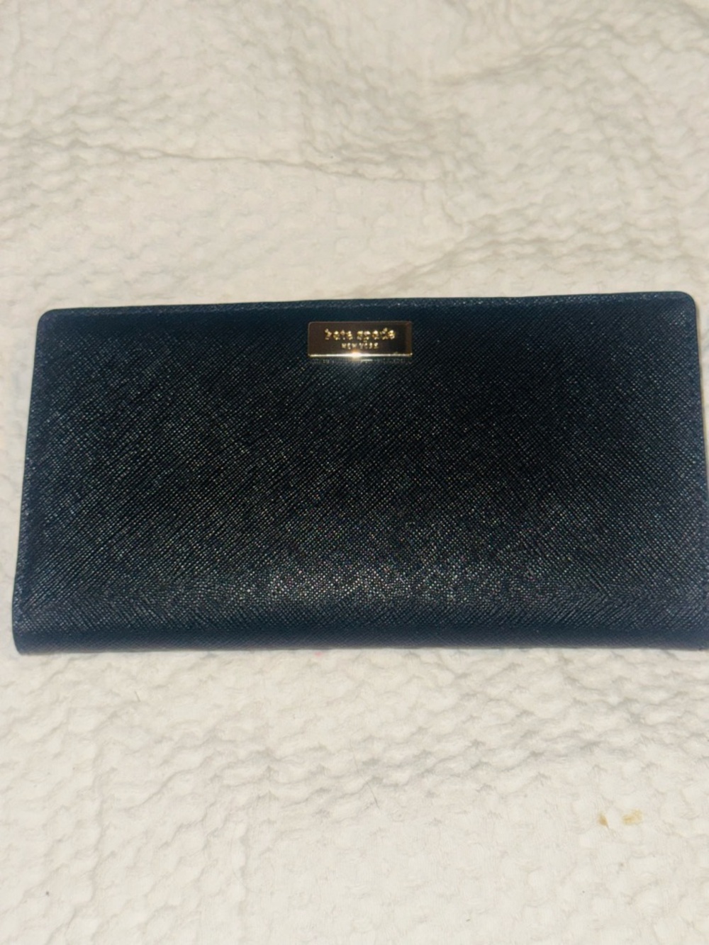 Kate Spade Black Saffiano Leather Continental Wallet NWT - Picture 2 of 8